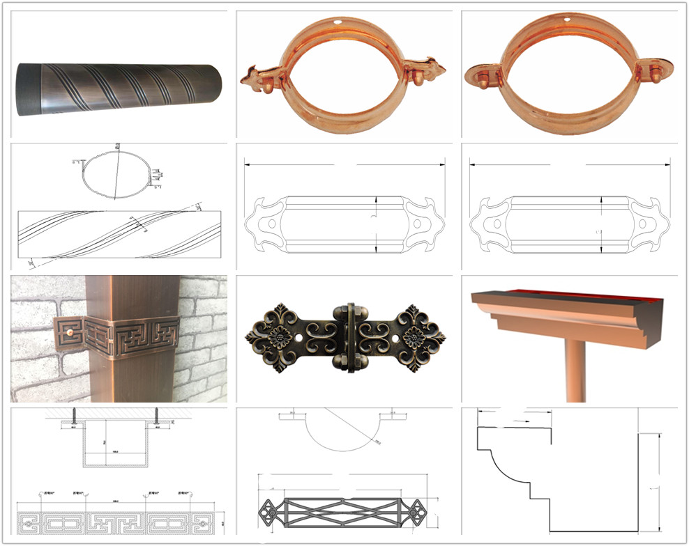 铜天沟,别墅落水