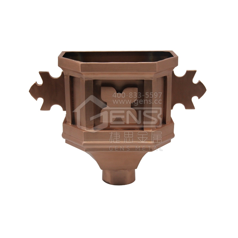 铜雨水斗 屋檐排水下水斗 GBGCH01068